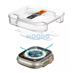 Spigen Glas.tR EZ Fit Apple Watch Ultra 3 / 2 / 1 49mm tempered kijelzővédő fólia felhelyező kerettel (2db)