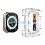 Spigen Glas.tR EZ Fit Apple Watch Ultra 3 / 2 / 1 49mm tempered kijelzővédő fólia felhelyező kerettel (2db)