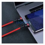 Baseus Cafule USB-C / USB-C töltő- és adatkábel, 60W, 1m, piros