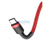 Baseus Cafule USB-C / USB-C töltő- és adatkábel, 60W, 1m, piros