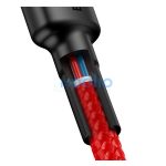 Baseus Cafule USB-C / USB-C töltő- és adatkábel, 60W, 1m, piros