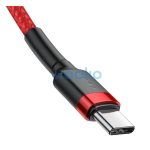 Baseus Cafule USB-C / USB-C töltő- és adatkábel, 60W, 1m, piros
