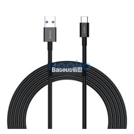   Baseus Superior USB / USB-C töltő- és adatkábel, 66W, 2m, fekete