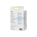 Baseus hálózati gyorstöltő 2xUSB, 10.5W, fehér