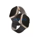 Uniq Revix mágneses szilikon szíj Apple Watch 42/44/45/49mm, kék/szürke