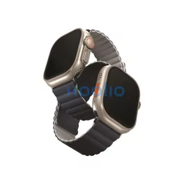   Uniq Revix mágneses szilikon szíj Apple Watch 42/44/45/49mm, kék/szürke