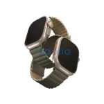 Uniq Revix mágneses szilikon szíj Apple Watch 42/44/45/49mm, kék/barna