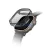 Uniq Garde Hybrid Apple Watch UItra 2/1 (49mm) tok, tempered kijelző fóliával, fekete-átlátszó