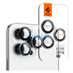 Spigen Glas.tR EZ Fit Optik Pro Apple iPhone 14 Pro / 14 Pro Max / 15 Pro / 15 Pro Max / 16 Pro / 16 Pro Max / 17 Pro / 17 Pro Max, Tempered kameralencse-védő fólia, felhelyező kerettel Zero One (2db)