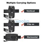 Forcell Oxford univerzális álló övre tehető tok, Apple iPhone 8/12 mini/13 mini/Samsung Galaxy A53