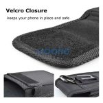 Forcell Oxford univerzális álló övre tehető tok, Apple iPhone 8/12 mini/13 mini/Samsung Galaxy A53