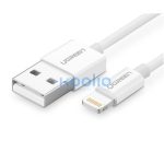 Ugreen MFi USB / Lightning töltő- és adatkábel, 1m, fehér