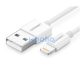 Ugreen MFi USB / Lightning töltő- és adatkábel, 1m, fehér