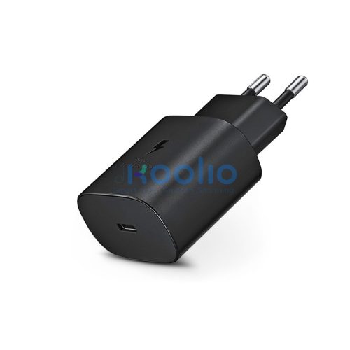 Samsung EP-TA800EBE hálózati töltő USB-C, 25W, fekete, ECO csomagolásban