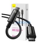 Baseus Tungsten Gold USB-C / USB-C töltő- és adatkábel, 240W, 1m, fekete