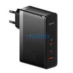 Baseus GaN5 Pro hálózati töltő 2xUSB-C + USB-A, 140W, fekete