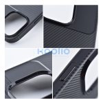 Forcell Carbon Premium hátlap tok Apple iPhone 15 Pro Max karbon mintás szilikon tok, fekete