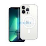 Magsafe szilikon tok Apple iPhone 15 Plus, átlátszó