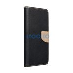 Fancy Apple iPhone 15 Plus flip tok, fekete/arany