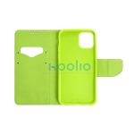 Fancy Apple iPhone 15 Plus flip tok, kék/lime