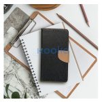 Fancy Apple iPhone 15 Pro Max flip tok, fekete/arany