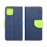 Fancy Apple iPhone 15 Pro Max flip tok, kék/lime