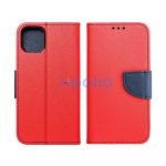 Fancy Apple iPhone 15 flip tok, piros/kék