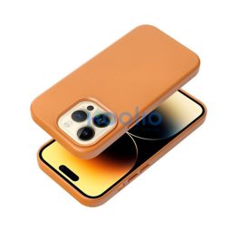 Magsafe műbőr tok Apple iPhone 15 Plus , narancs