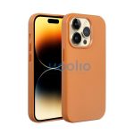 Magsafe műbőr tok Apple iPhone 15 Plus , narancs