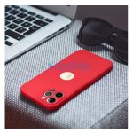 Forcell Soft Apple iPhone 15 Pro Max szilikon tok, piros