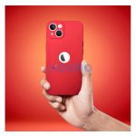 Forcell Soft Apple iPhone 15 Pro Max szilikon tok, piros