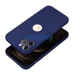 Forcell Soft Apple iPhone 15 Plus szilikon tok, sötétkék