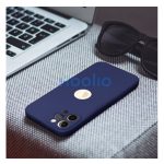 Forcell Soft Apple iPhone 15 Plus szilikon tok, sötétkék