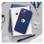 Forcell Soft Apple iPhone 15 Plus szilikon tok, sötétkék