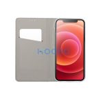 Magnet Apple iPhone 15 mágneses flip tok, piros