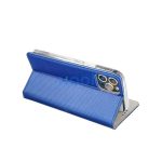 Magnet Apple iPhone 15 Plus mágneses flip tok, kék