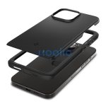Spigen Thin Fit Apple iPhone 15 Pro Max tok, fekete