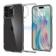 Spigen Ultra Hybrid Apple iPhone 15 Pro Max tok, Crystal Clear, átlátszó