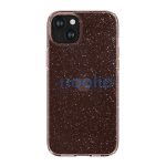 Spigen Liquid Crystal Glitter Apple iPhone 15 Plus tok, csillámos, rózsaszín, átlátszó