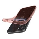 Spigen Liquid Crystal Glitter Apple iPhone 15 Plus tok, csillámos, rózsaszín, átlátszó