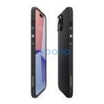 Spigen Liquid Air Apple iPhone 15 Plus tok, Matte Black, fekete