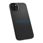 Spigen Liquid Air Apple iPhone 15 Plus tok, Matte Black, fekete