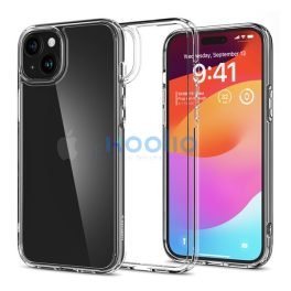   Spigen Ultra Hybrid Apple iPhone 15 tok, Crystal Clear, átlátszó