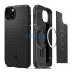 Spigen Mag Armor MagFit Apple iPhone 15 tok, MagSafe, Matte Black, fekete