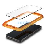 Spigen AlignMaster Glas.tR Apple iPhone 15 Pro Tempered kijelzővédő fólia (2db)