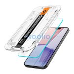 Spigen Glas.tR EZ Fit Apple iPhone 15 Pro Max Tempered kijelzővédő fólia felhelyező kerettel (2db)