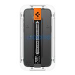 Spigen Glas.tR EZ Fit Apple iPhone 15 Pro Max Tempered kijelzővédő fólia felhelyező kerettel (2db)