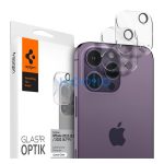 Spigen Glas.tR Optik Apple 16 Pro / 16 Pro Max / 15 Pro / 15 Pro Max / 14 Pro / 14 Pro Max Tempered kameravédő fólia (2db)