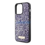Guess Rhinestone Metal Logo Apple iPhone 15 Pro Max hátlap tok, lila