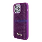 Guess Disco Metal Script Apple iPhone 15 Pro Max hátlap tok, fuksia
